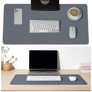 Keyboard mouse pad desk mat large XXL 90x45cm Gray Blue