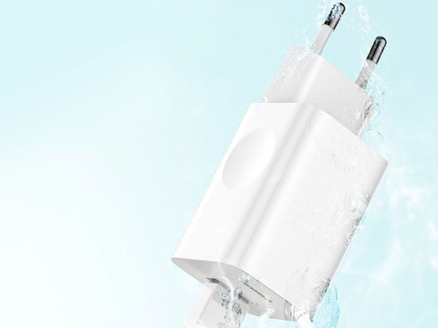 Baseus USB EU Quick Charge QC 3.0 24W biela nástenná nabíjačka
