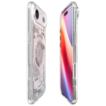 Etui Spigen Ultra Hybrid Mag MagSafe do iPhone 17 Air Zero One Biały