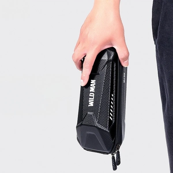 Wildman XS5 Bike Frame Bag Waterproof Phone Holder Black