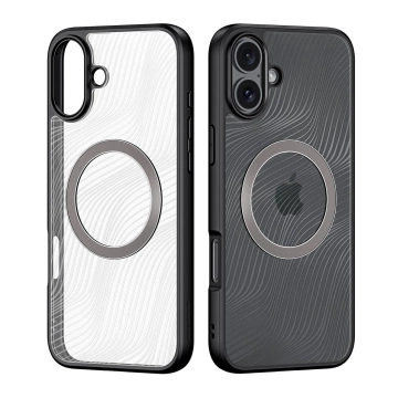 Чохол для iPhone 16 Dux Ducis Aimo Mag з MagSafe – чорний