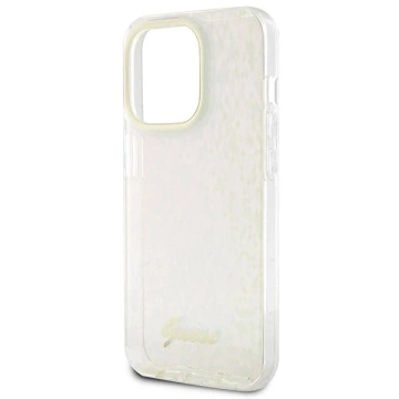 Etui Guess GUHCP15XHDECMP do iPhone 15 Pro Max 6.7" różowy/pink hardcase IML Faceted Mirror Disco Iridescent
