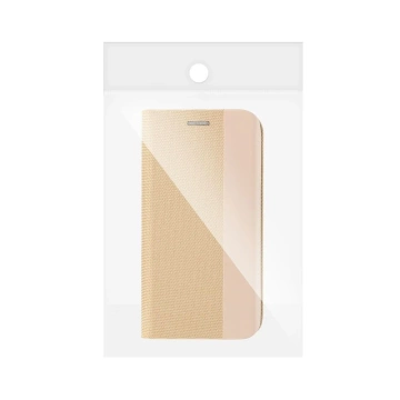 ЧУТЛИВИЙ чохол-книжка для Samsung S25 Edge, золотистий, з підставкою для телевізора, 360°