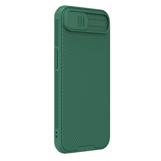 Protective case for iPhone 16e Nillkin CamShield Pro green