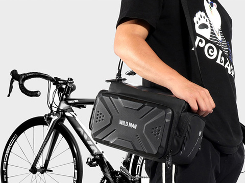 Pouch bag Sedlová brašna držák na kolo Wildman Bag GS6 4l 7 palců černá
