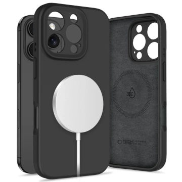 Etui Tech-Protect Liquid Silicone MagSafe iPhone 16 Pro Max Black