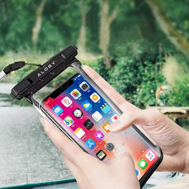Alogy x2 waterproof case waterproof universal IPX8 to 6.5 Black