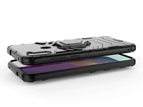 Puzdro Alogy Stand Ring Armor pre Samsung Galaxy M11 / A11 čierne