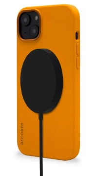 Decoded - Protective case for iPhone 14 Plus compatible with MagSafe (apricot)