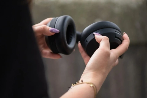 Bezdrôtové slúchadlá Forcell F-Audio ANC Sonic Aura, čierne