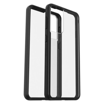 OtterBox React - Schutzhülle für Samsung Galaxy S21 5G (klares Schwarz) [P]