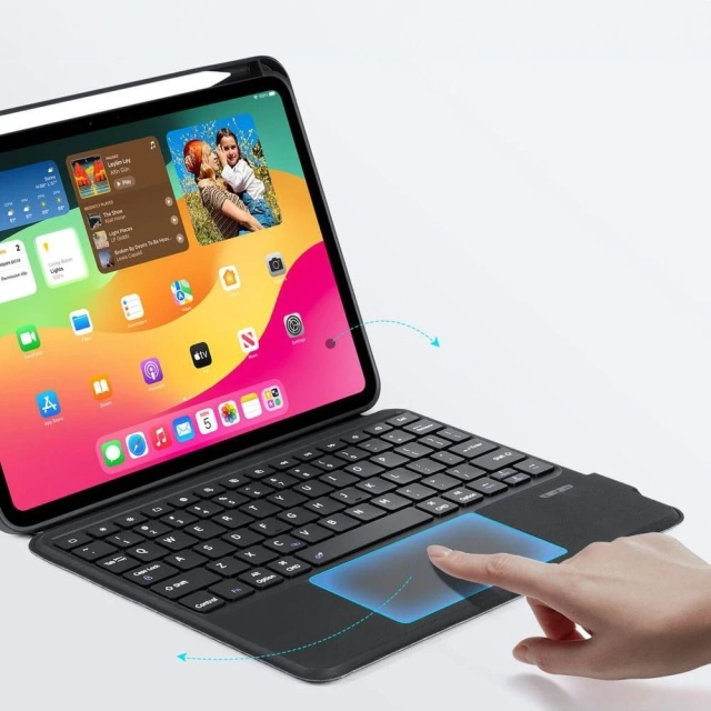 Захисний чохол з Bluetooth-клавіатурою для iPad Pro 11 (2024) DUX DUCIS DK Чорний