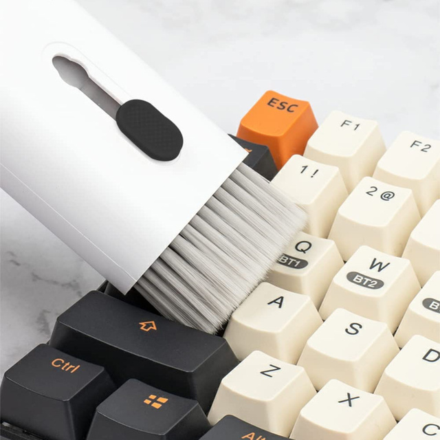 Multifunctional cleaning kit for airpods 7in1 keyboards Grey