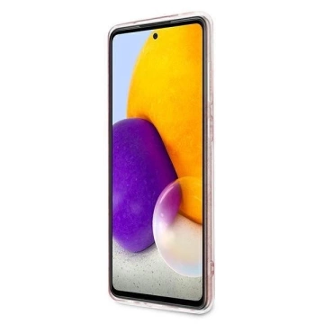 Guess GUHCA72PCU4GLPI A72 A725 różowy/рожевий твердий чохол 4G з блискітками