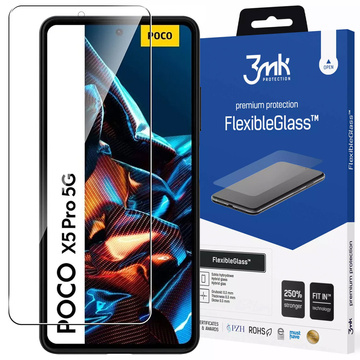 Hybrid glass for Xiaomi Poco X5 Pro 5G 3mk FlexibleGlass screen protector Glass 7h