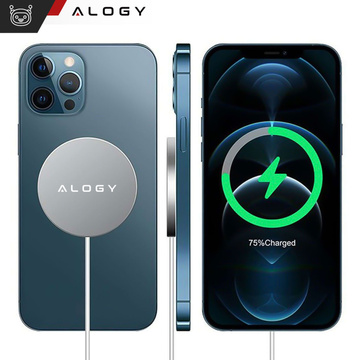 Alogy bezdrátová nabíječka pro MagSafe 20W pro iPhone 12/13/14 / PRO / MAX / MINI bílá