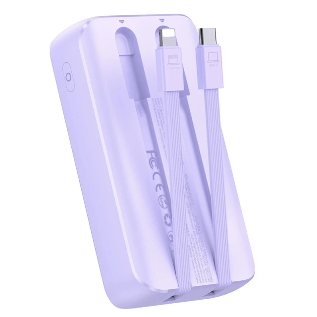 Зовнішній акумулятор Joyroom JR-PBC07 30W 20000mAh з кабелями Lightning та USB-C