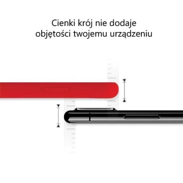 Silikónový obal na telefón Mercury pre iPhone 14 Pro červený/červený