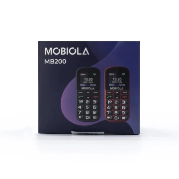 GSM-телефон Mobiola з настільним зарядним пристроєм, 2.2-дюймовий TFT, DualSIM, microSD для людей похилого віку