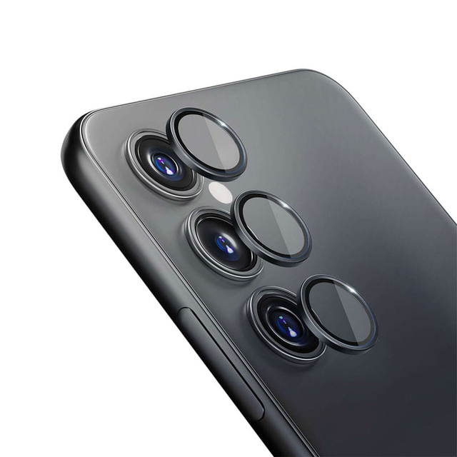 Sklo pre Samsung Galaxy S24 Camera Cover Lens 3mk Lens Protection Pro Black Protective Cover