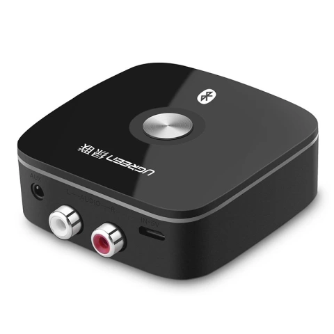 "UGREEN adaptér Bluetooth 5.1 aptX 2RCA prijímač / 3,5 mm mini jack čierny (40759)"