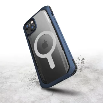 Чохол Raptic Secure Case для iPhone 14 Pro Max з броньованим покриттям MagSafe синього кольору