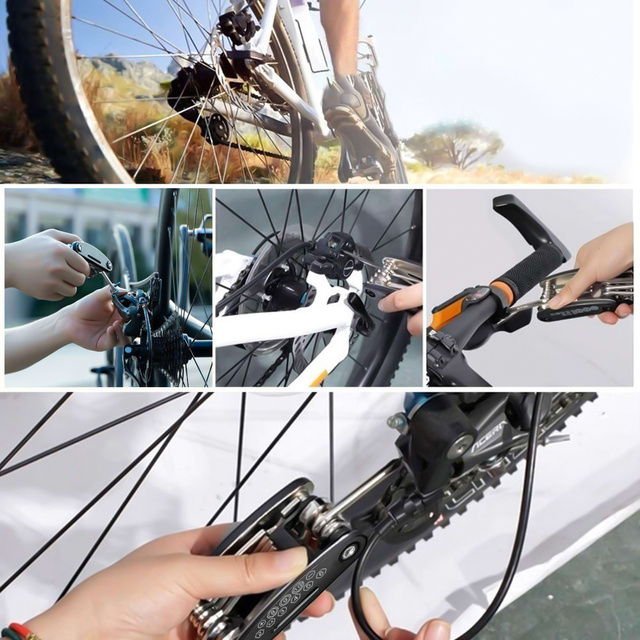 Náradie Multitool kľúče na výmenu pneumatík Alogy na kolobežke / bicykli