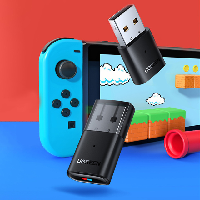 Адаптер USB UGREEN Bluetooth 5.0 до ПК / PS / Switch (чорний)
