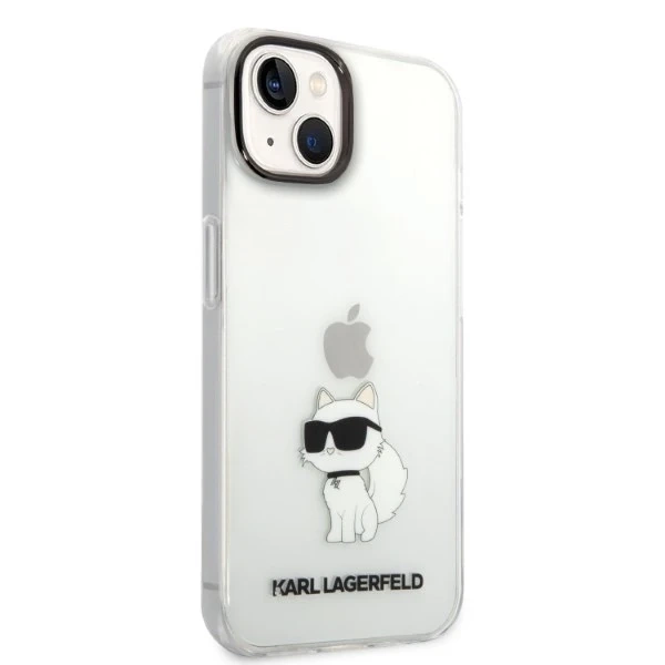 Etui Karl Lagerfeld KLHCP14MHNCHTCT na iPhone 14 Plus 6,7" pevné puzdro Ikonik Choupette