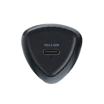 Автомобільний зарядний пристрій Forcell Carbon 20W USB-C Lightning-кабель