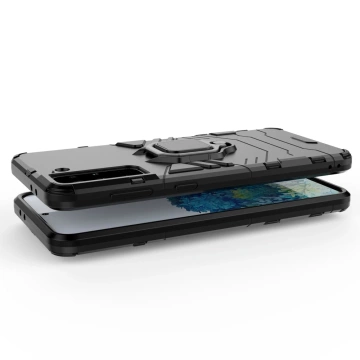 Ring Armor armored hybrid case cover with magnetic holder for Samsung Galaxy S22 (S22 Plus) black