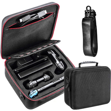 Case Suitcase Suitcase Bag for Nintendo Switch OLED Accessories 21 Games Alogy Waterproof with Strap Black