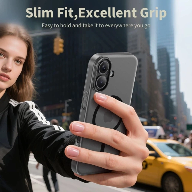 Etui do iPhone 17 Tech-Protect MagSlim MagSafe Czarny Mat