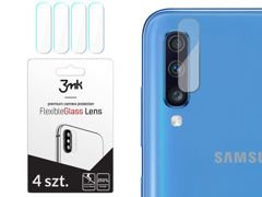 4x 3mk flexibilní sklo pro objektiv fotoaparátu pro Samsung Galaxy A70 / A70S