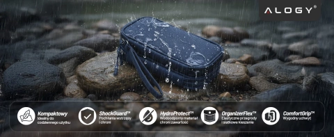 Чохол для ноутбука, MacBook Air Pro 13.3" Alogy Hard Foam Bag Protective Case для ноутбуків 13-14" чорний
