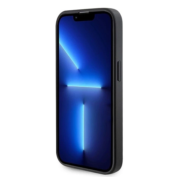 Etui Guess GUHMP15LPSAHMCK для iPhone 15 Pro 6.1" чорний/чорний жорсткий чохол Saffiano MagSafe