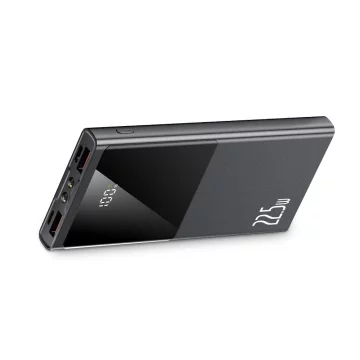 Powerbanka PB12-22,5W Powerbanka (2 x USB-A, USB-C, Lightning) 10000 mAh Szary