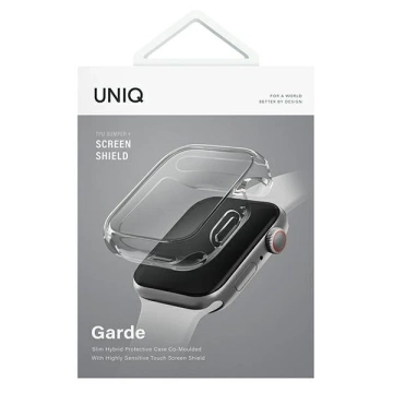 Ochranné pouzdro UNIQ Garde pro Apple Watch Series 7/8 41mm průhledné/čiré