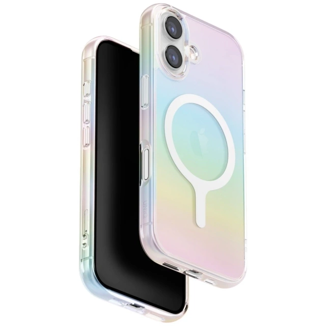 Etui Ochronne do iPhone 17 UNIQ Iridescia MagClick Holo Quartz