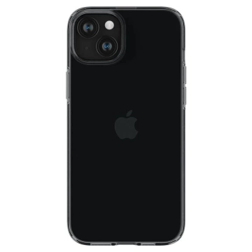 Pouzdro Spigen Crystal Flex pro Apple iPhone 15 Plus - šedé a průhledné