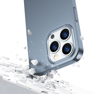 Joyroom 360 Full Case Cover для iPhone 13 Pro, задня та передня кришки, загартоване скло, сіре (JR-BP935, сміття)