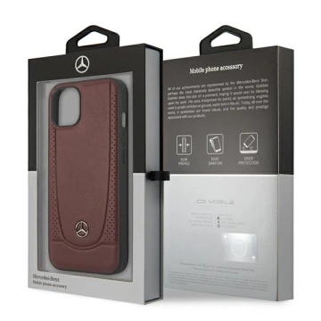 Etui Mercedes MEHCP14MARMRE do Apple iPhone 14 Plus 6,7" pevné puzdro Leather Urban Bengale
