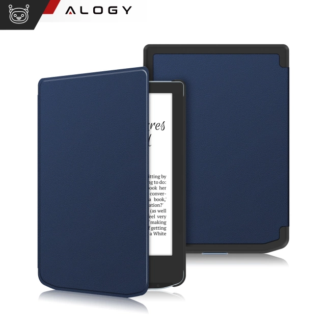 Alogy ProBook Cover Protective Case for E-Book Reader for PocketBook Verse 629 / Verse Pro 634 / Verse Lite 619 Navy Blue