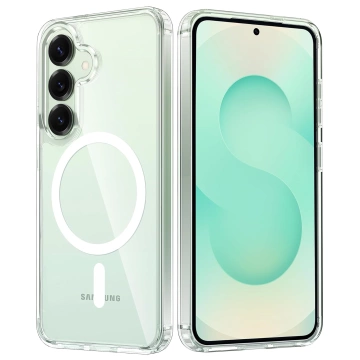 Hülle für Apple iPhone 16 Pro Max Alogy Anti-Shock Hybrid Case für MagSafe Transparent