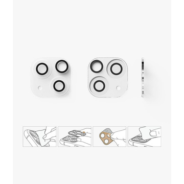 2x Ringke Kameraschutzglas aus gehärtetem Glas für iPhone 13/13 Mini