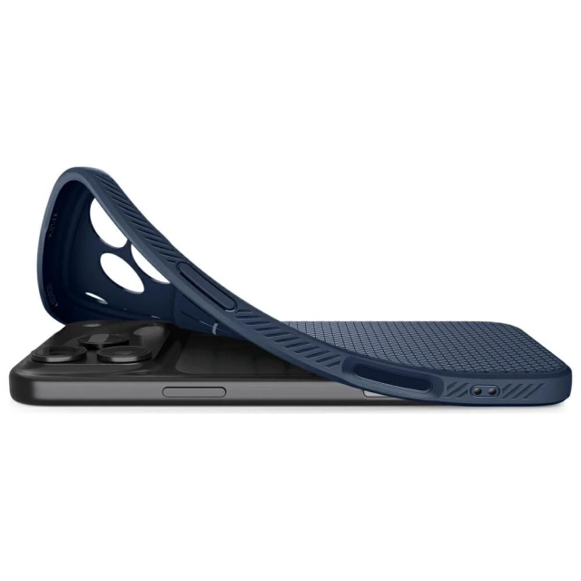 Etui Spigen Liquid Air MagSafe iPhone 17 Pro Max Granatowy Navy Blue