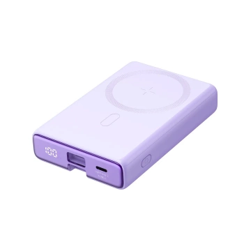 Powerbanka 10000mAh Joyroom JR-PBM01 20W MagSafe se stojánkem fialová