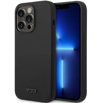 Tumi tekuté silikónové puzdro pre iPhone 14 Pro Max black/black