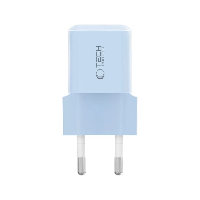 Ładowarka Sieciowa USB-C Tech-Protect NCM25 25W PD Niebieska