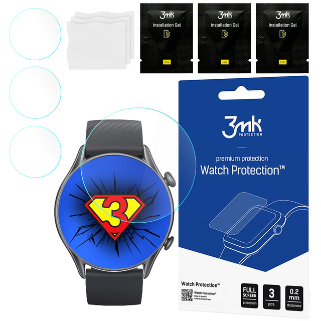 Protective film for Xiaomi Amazfit GTR 3 - 3mk Watch Protection™ v. ARC